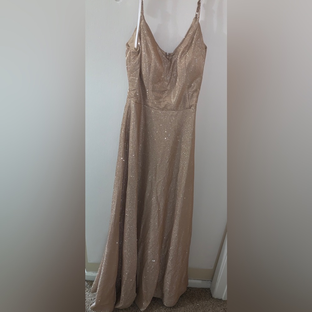 046 Champagne Ballgown dress